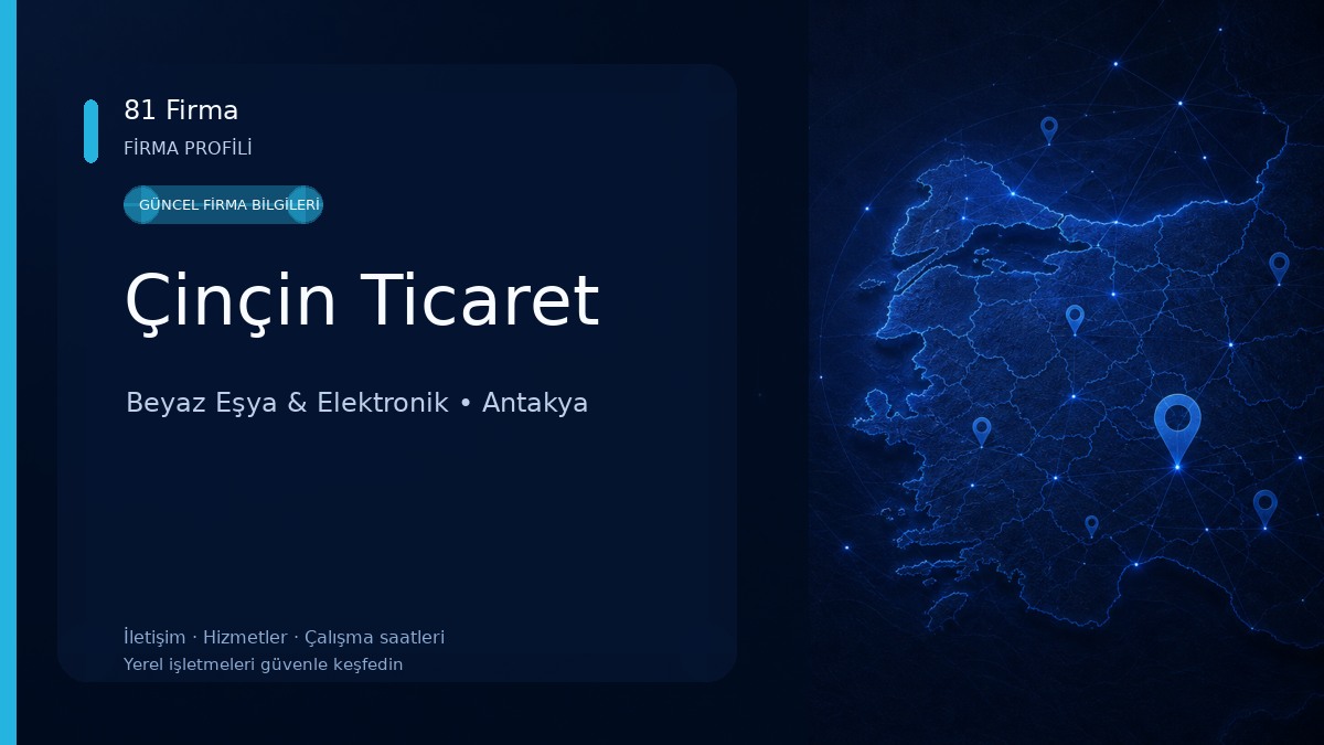 Çinçin Ticaret Beyaz Eşya & Elektronik
