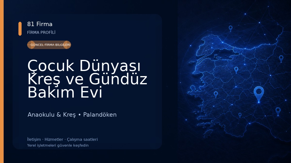 Çocuk Dünyası Kreş ve Gündüz Bakım Evi