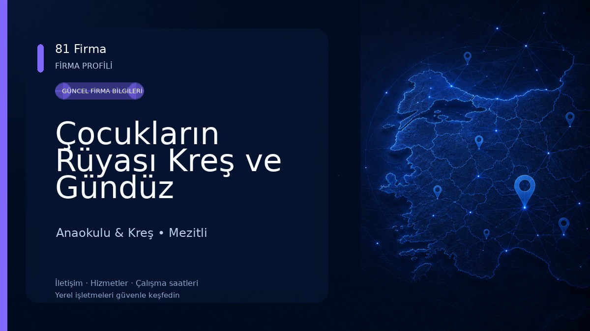 Çocukların Rüyası Kreş ve Gündüz Bakımevi Anaokulu & Kreş