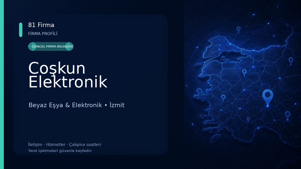 Coşkun Elektronik Beyaz Eşya & Elektronik