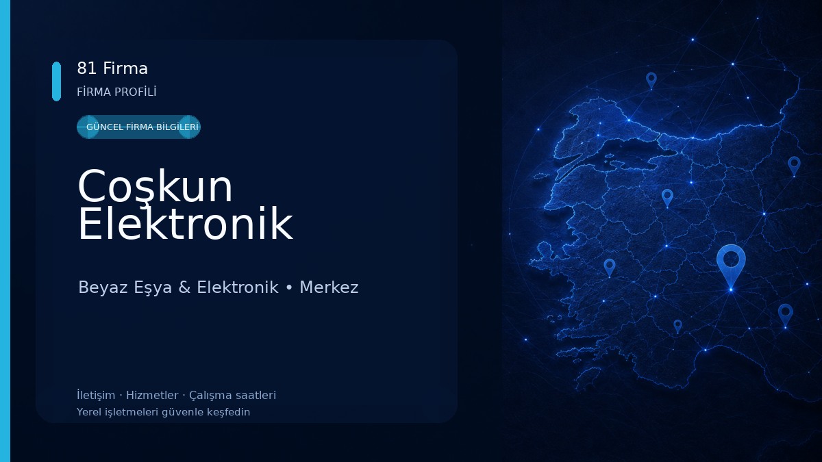 Coşkun Elektronik Beyaz Eşya & Elektronik