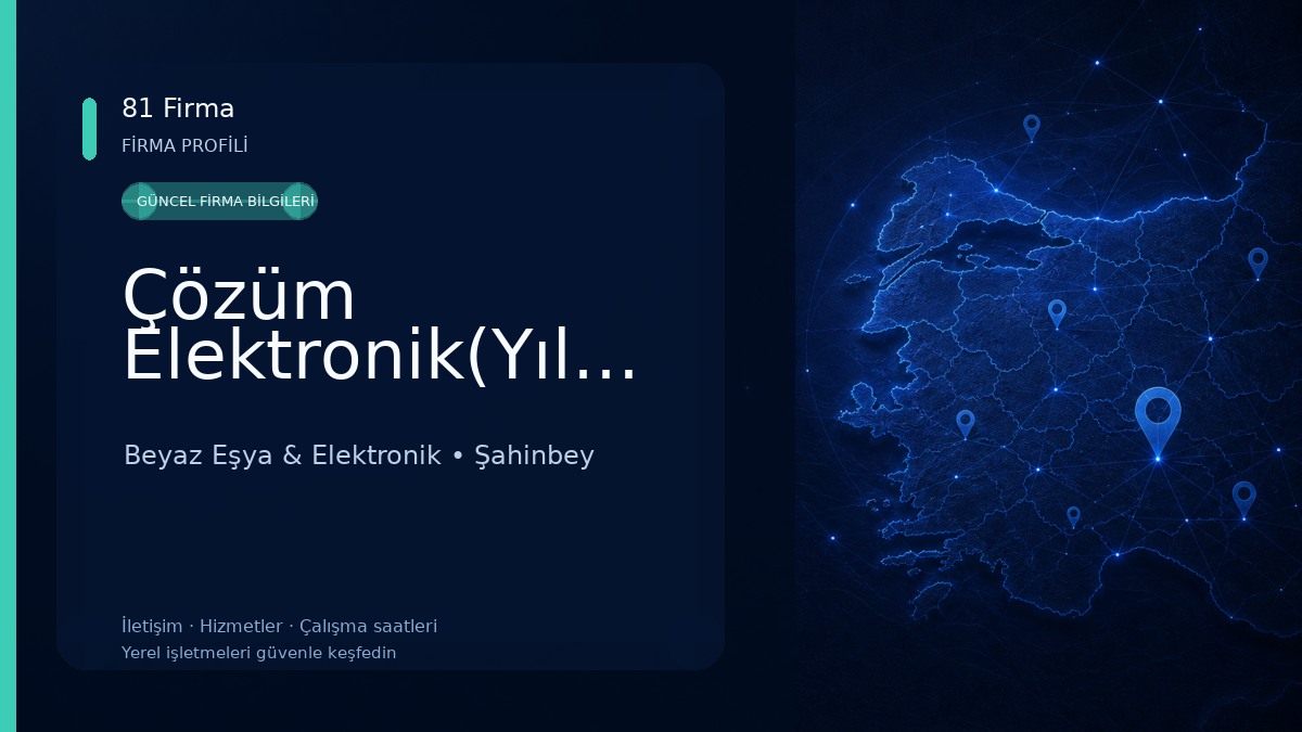 Çözüm Elektronik(Yılmaz) 