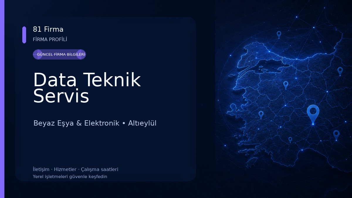 Data Teknik Servis Beyaz Eşya & Elektronik