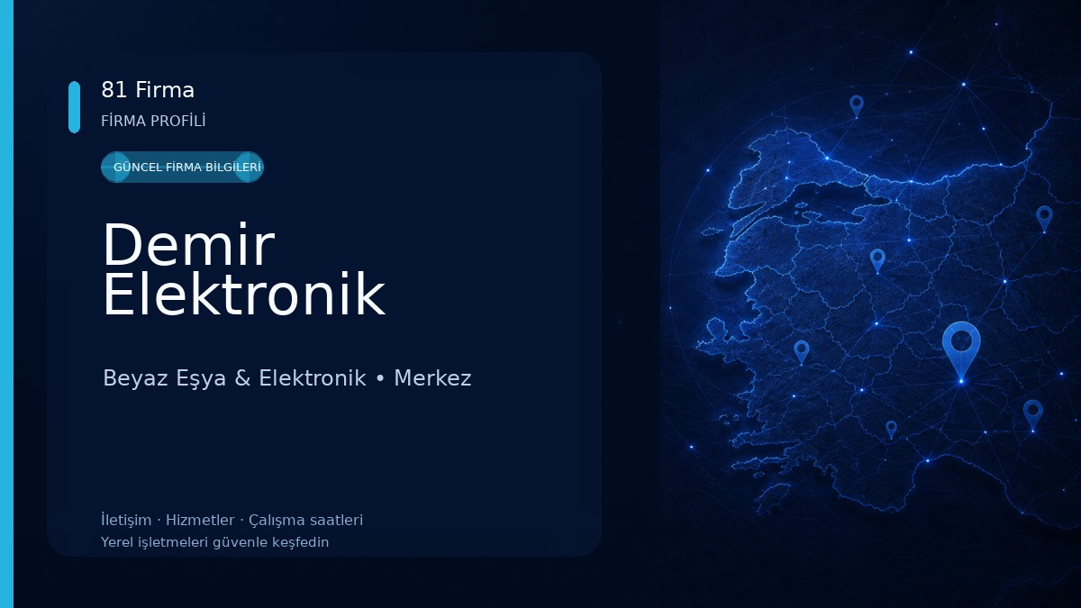 Demir Elektronik Beyaz Eşya & Elektronik