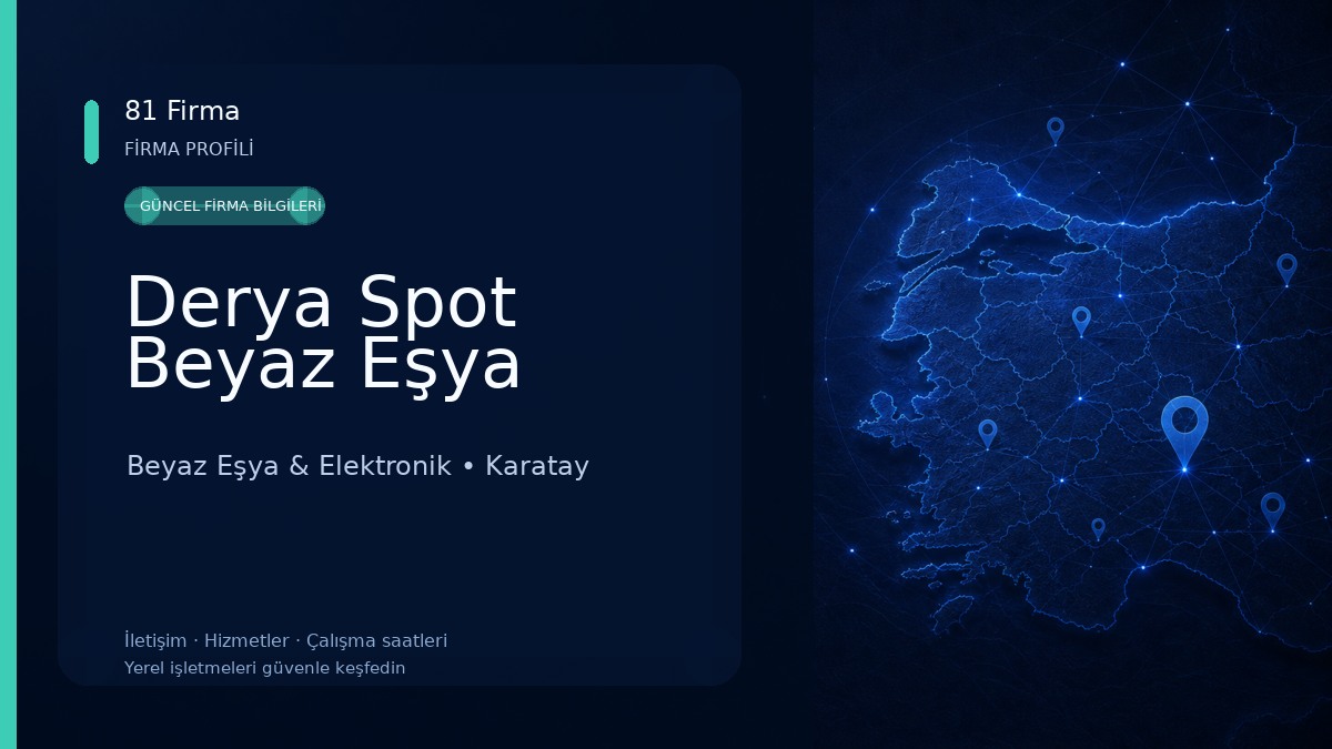 Derya Spot Beyaz Eşya