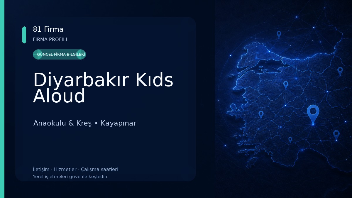 Diyarbakır Kıds Aloud Anaokulu & Kreş