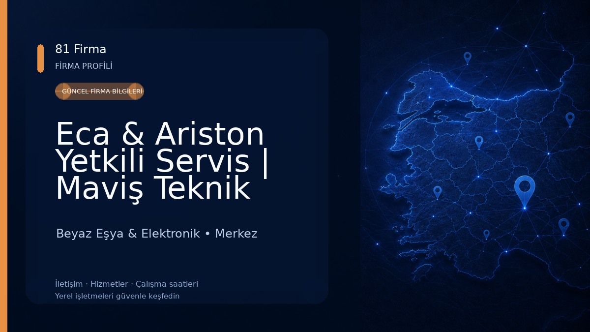 Eca & Ariston Yetkili Servis | Maviş Teknik Soğutma