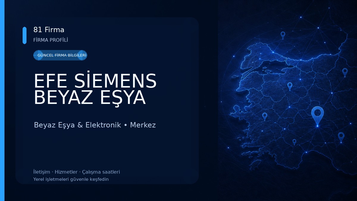 EFE SİEMENS BEYAZ EŞYA