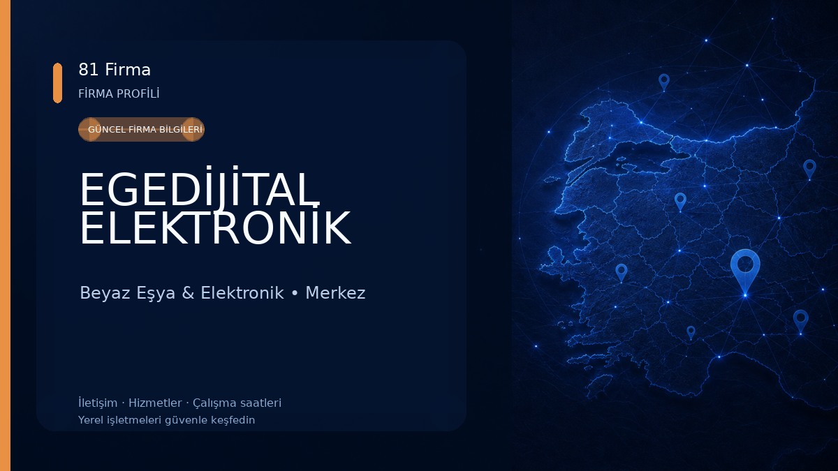 EGEDİJİTAL ELEKTRONİK
