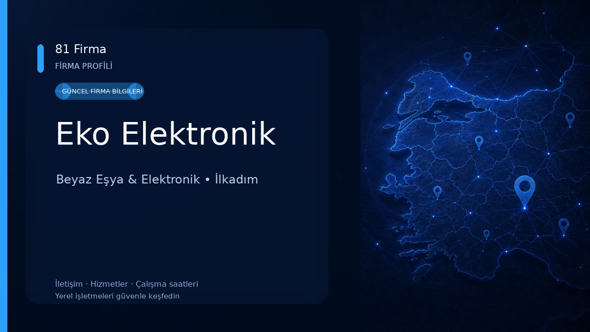 Eko Elektronik Beyaz Eşya & Elektronik