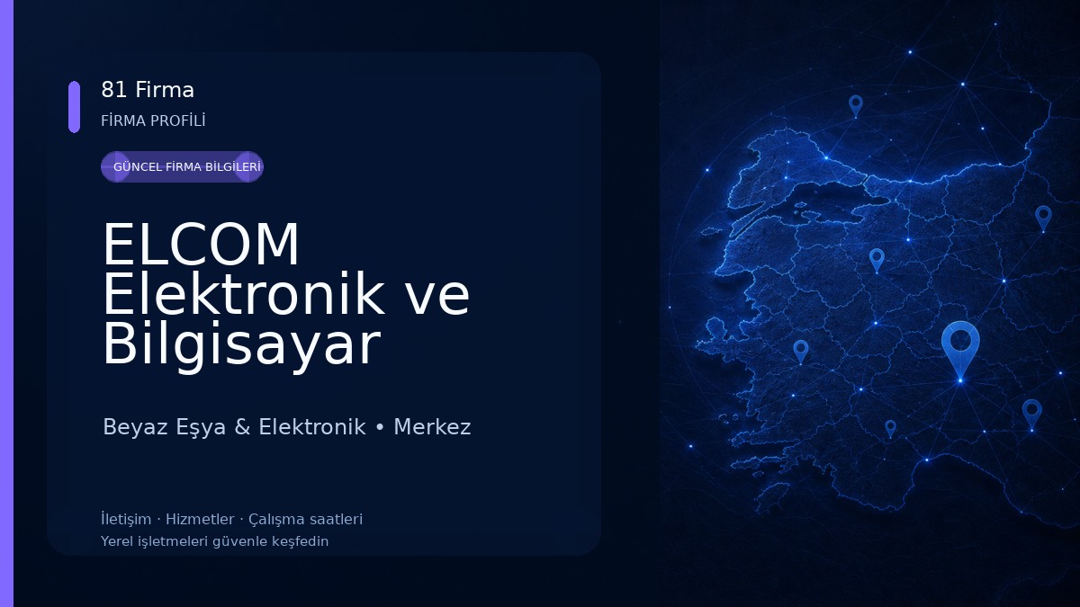ELCOM Elektronik ve Bilgisayar 