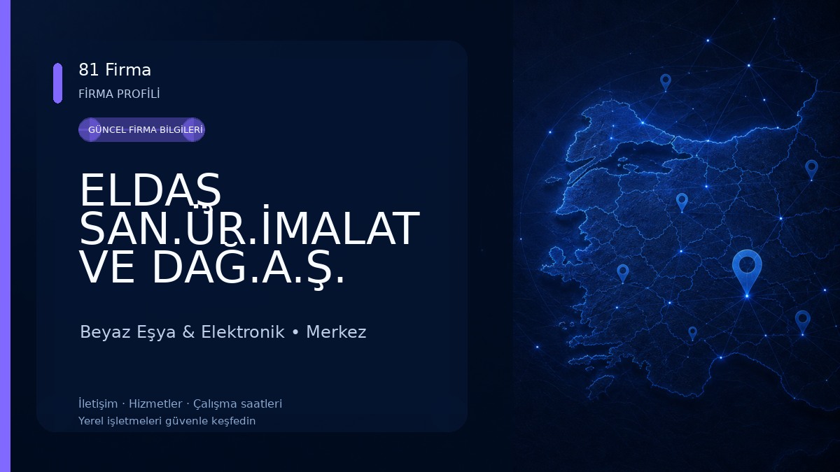 ELDAŞ SAN.ÜR.İMALAT VE DAĞ.A.Ş. ALTUS DİSTRİBÜTÖRÜ Beyaz Eşya & Elektronik