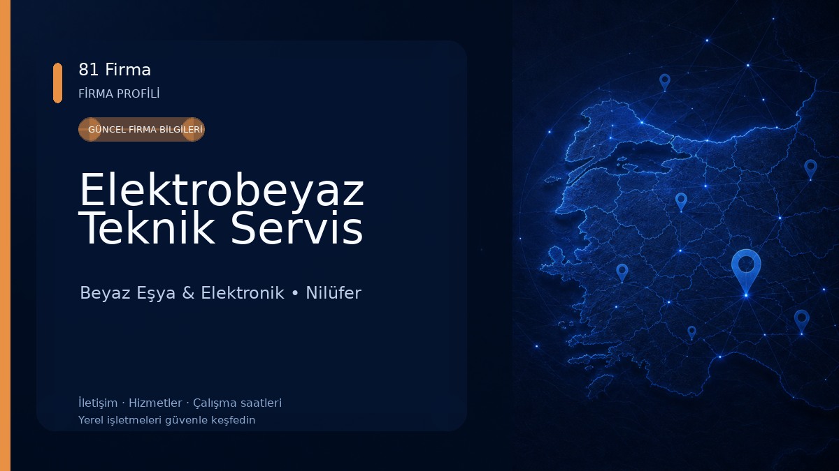 Elektrobeyaz Teknik Servis Beyaz Eşya & Elektronik