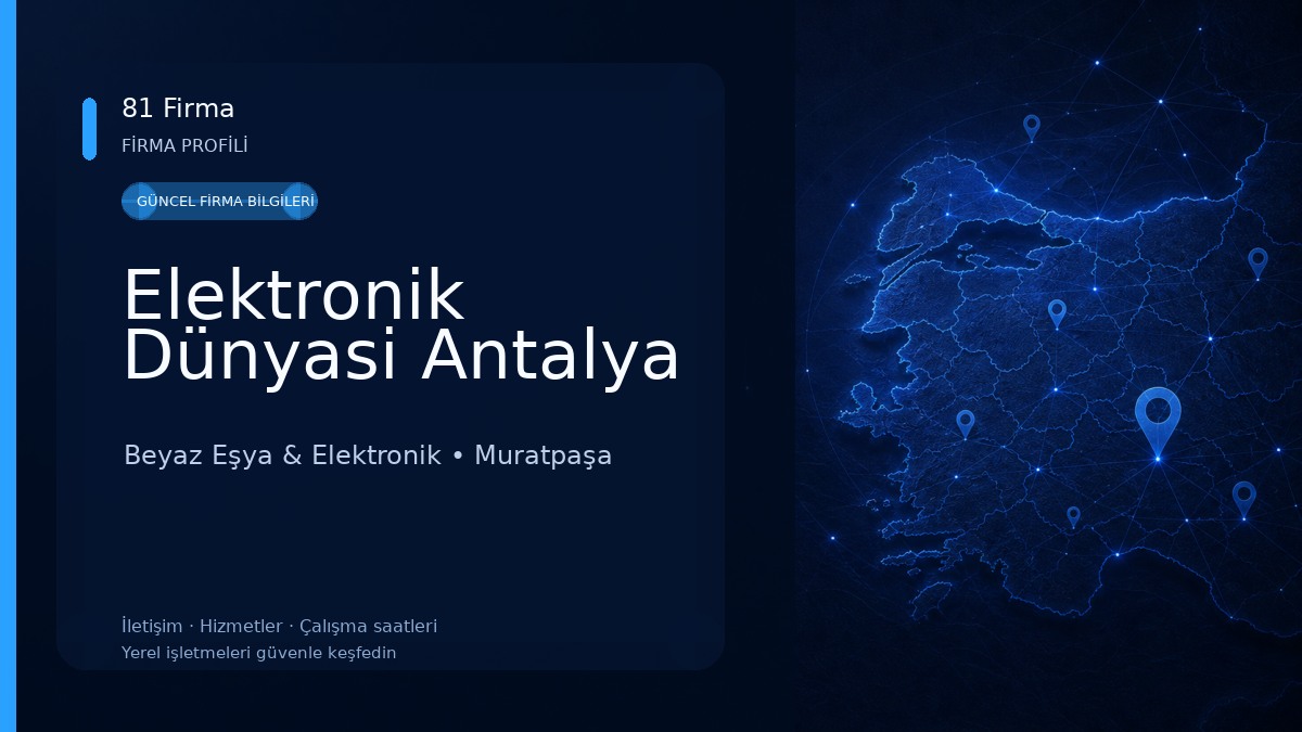 Elektronik Dünyasi Antalya