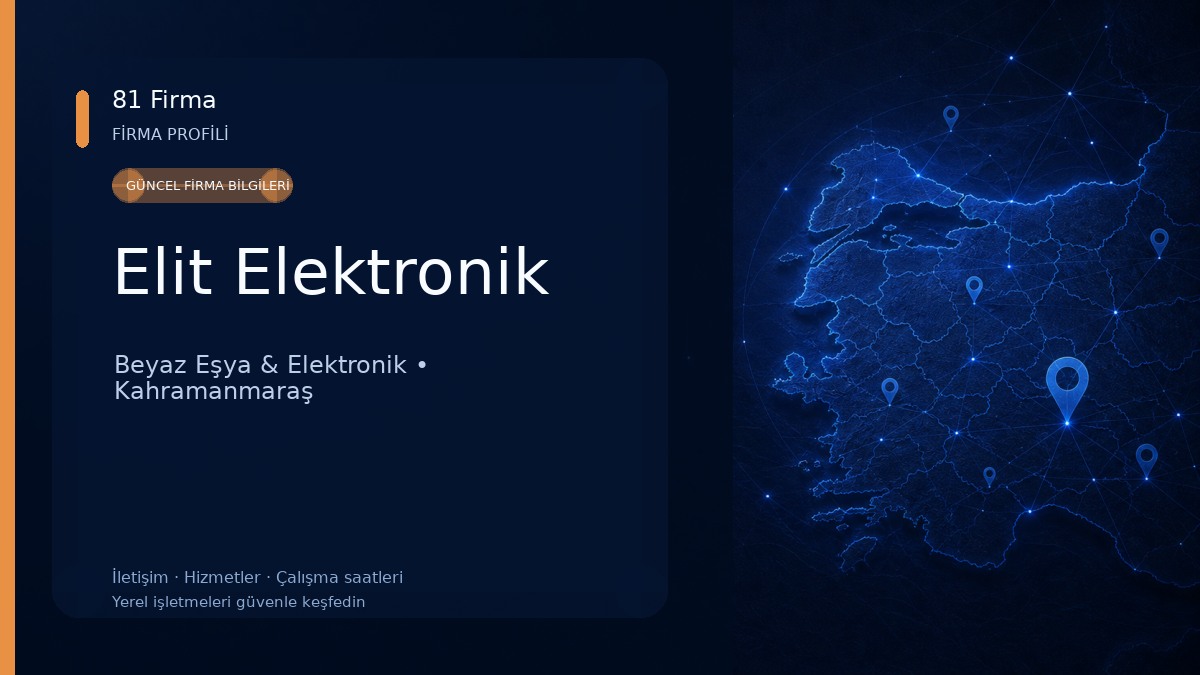 Elit Elektronik Beyaz Eşya & Elektronik