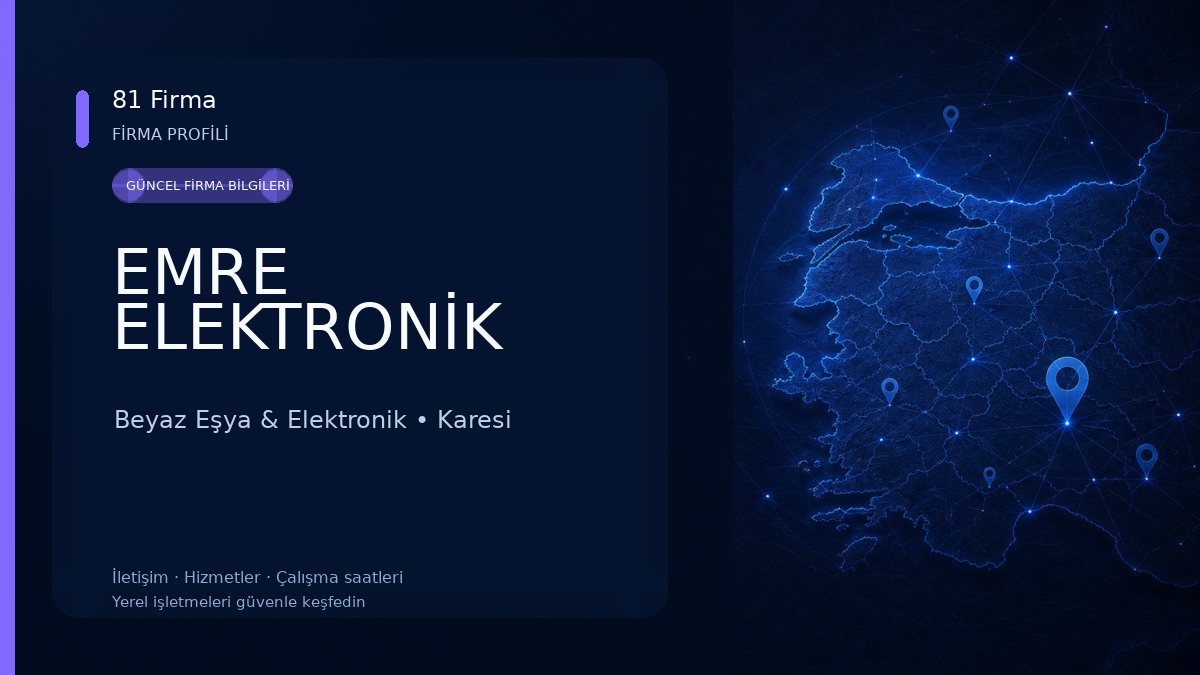 EMRE ELEKTRONİK Beyaz Eşya & Elektronik