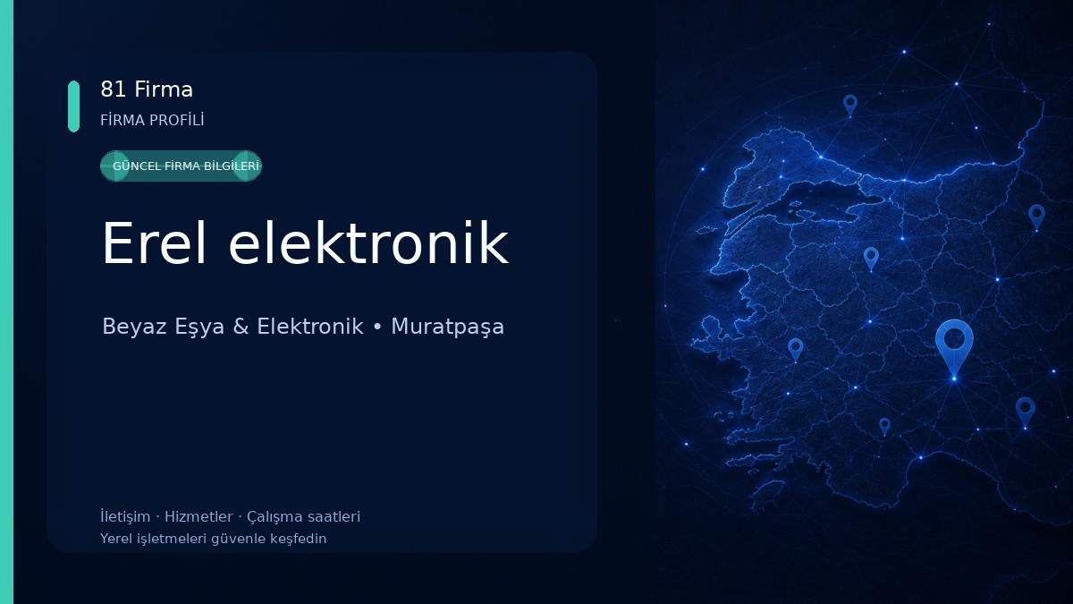 Erel elektronik Beyaz Eşya & Elektronik