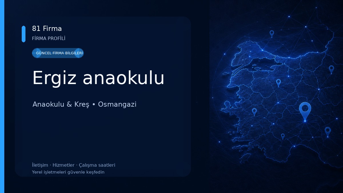 Ergiz anaokulu Anaokulu & Kreş