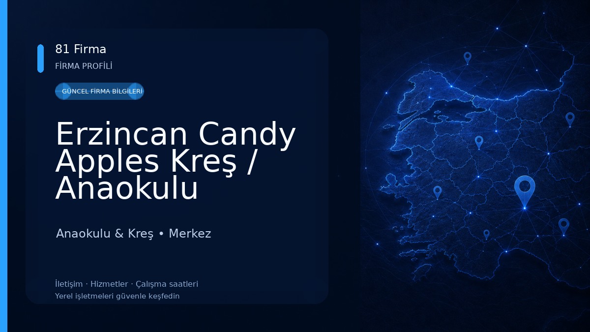 Erzincan Candy Apples Kreş / Anaokulu Anaokulu & Kreş
