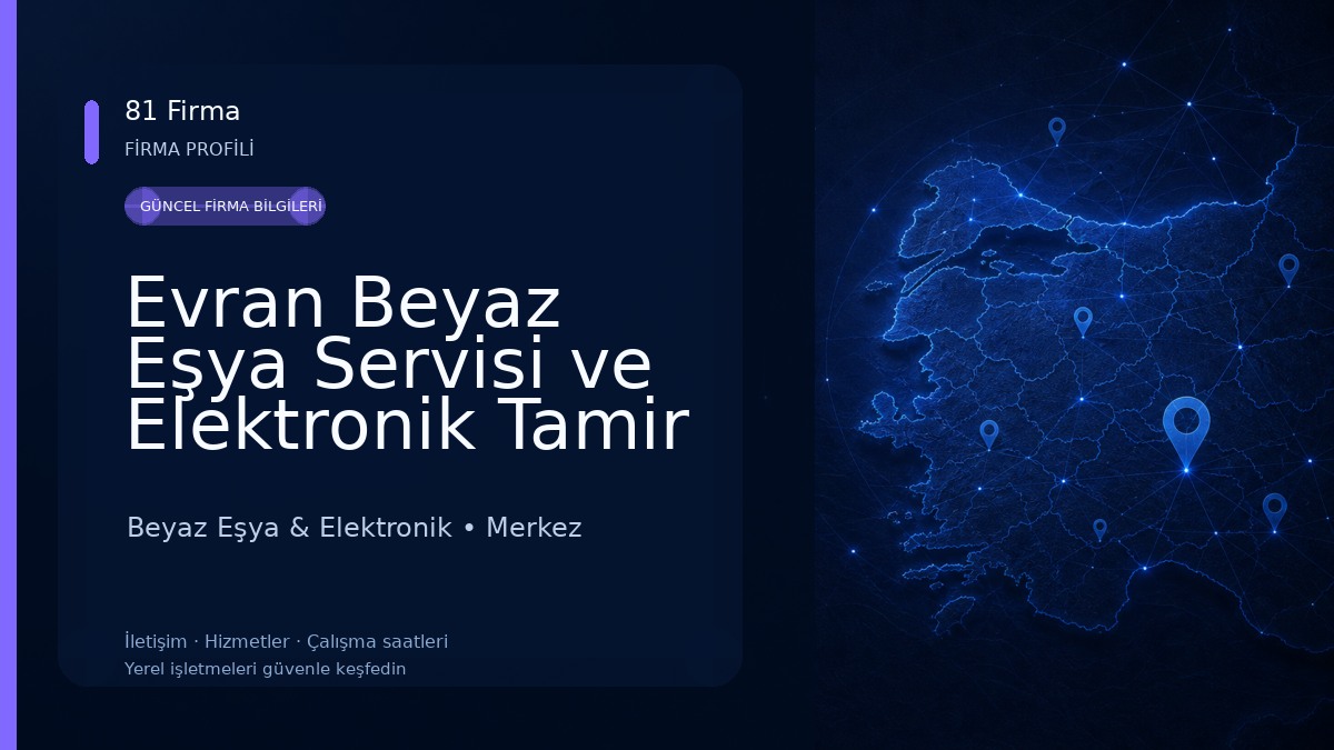 Evran Beyaz Eşya Servisi ve Elektronik Tamir Bakım, İkinci El Alım-Satım, uşak 