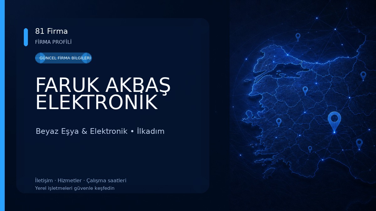 FARUK AKBAŞ ELEKTRONİK Beyaz Eşya & Elektronik