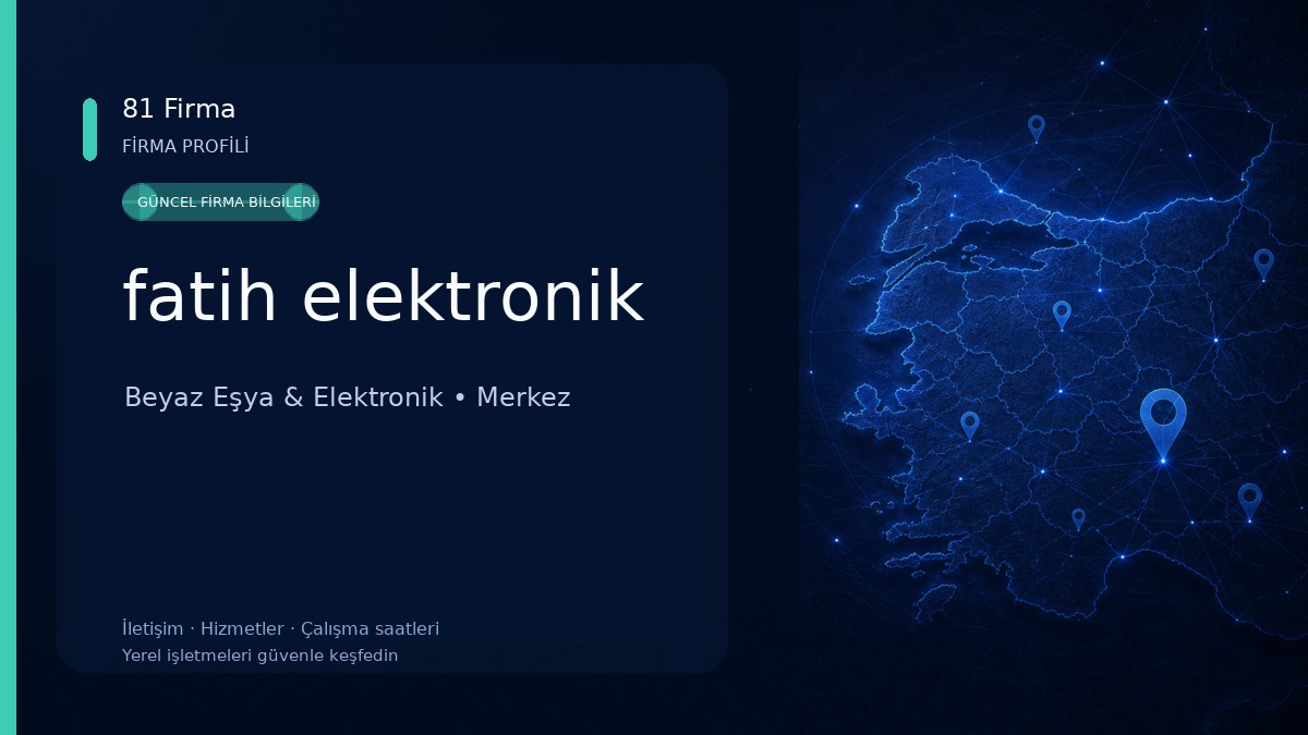 fatih elektronik Beyaz Eşya & Elektronik