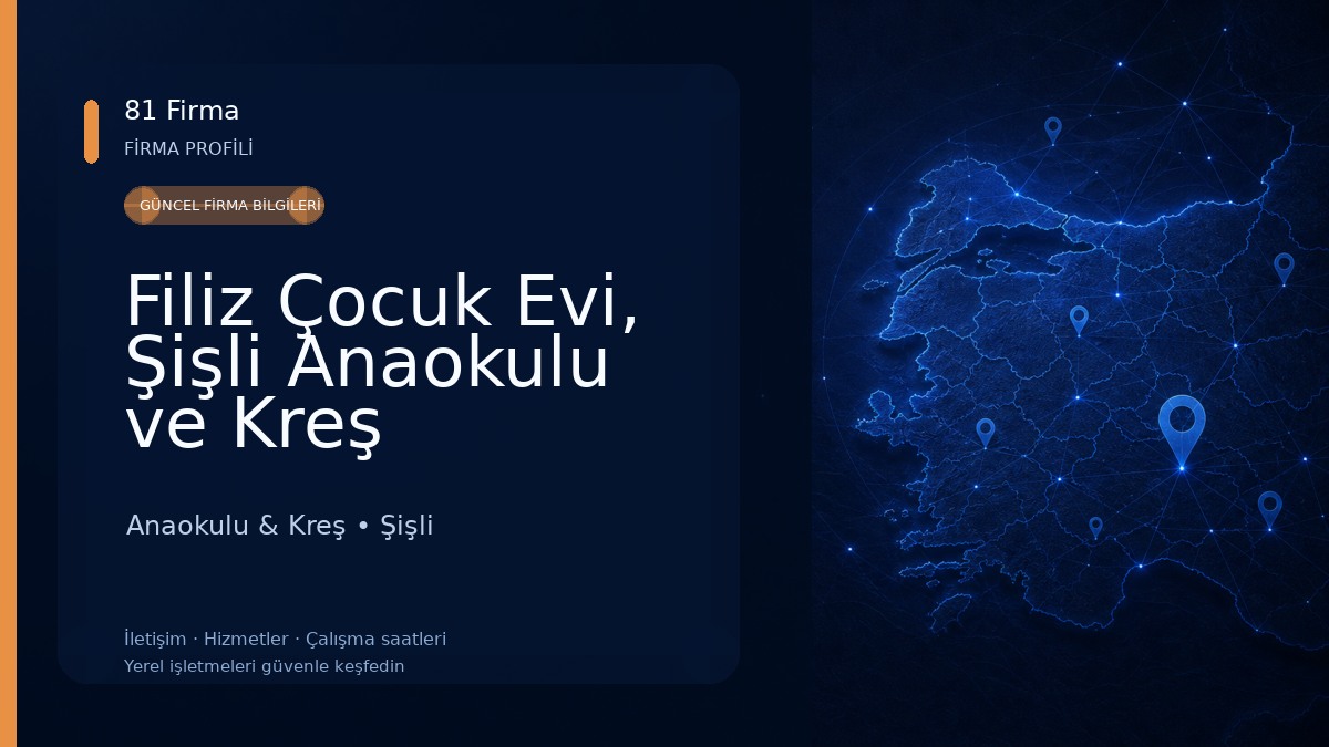 Filiz Çocuk Evi, Şişli Anaokulu ve Kreş Anaokulu & Kreş