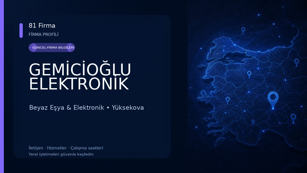 GEMİCİOĞLU ELEKTRONİK 