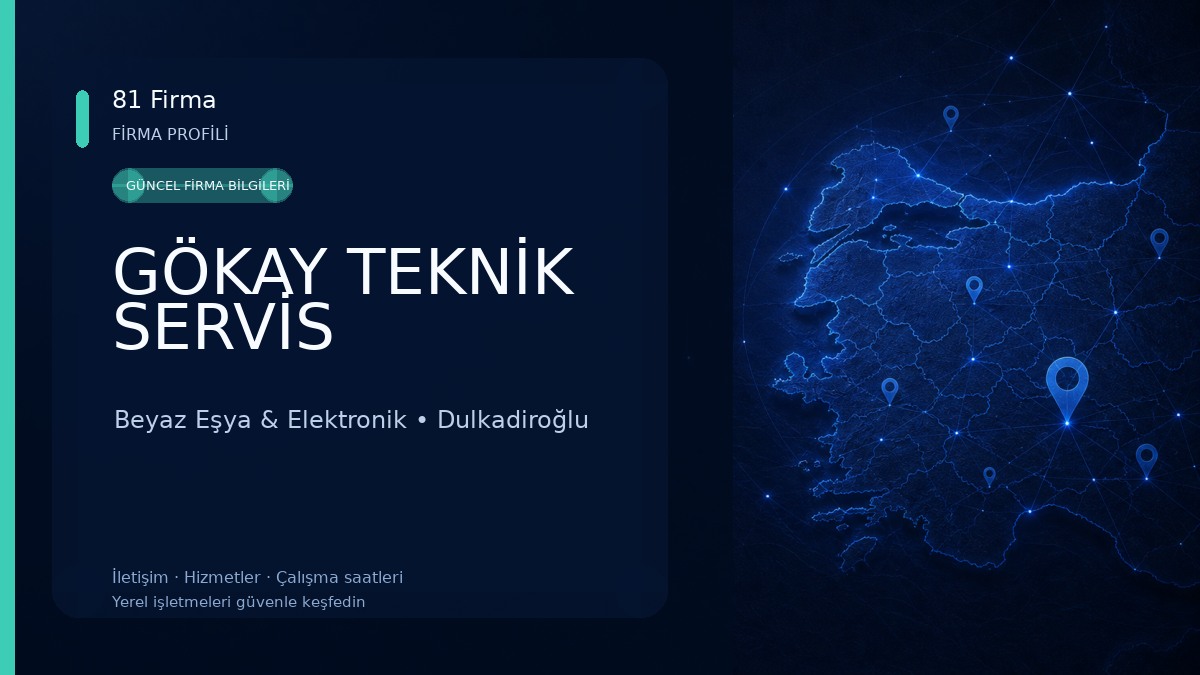 GÖKAY TEKNİK SERVİS Beyaz Eşya & Elektronik