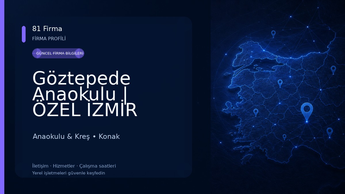 Göztepede Anaokulu | ÖZEL İZMİR GÖZTEPE ÇOCUK EVİ Anaokulu & Kreş