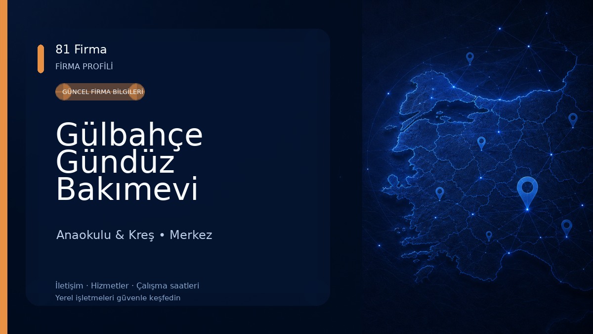 Gülbahçe Gündüz Bakımevi (Giresun) Anaokulu & Kreş