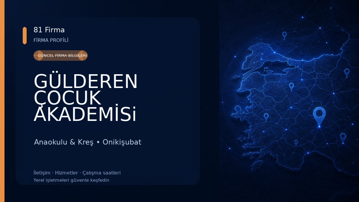 GÜLDEREN ÇOCUK AKADEMİSi ANAOKULU