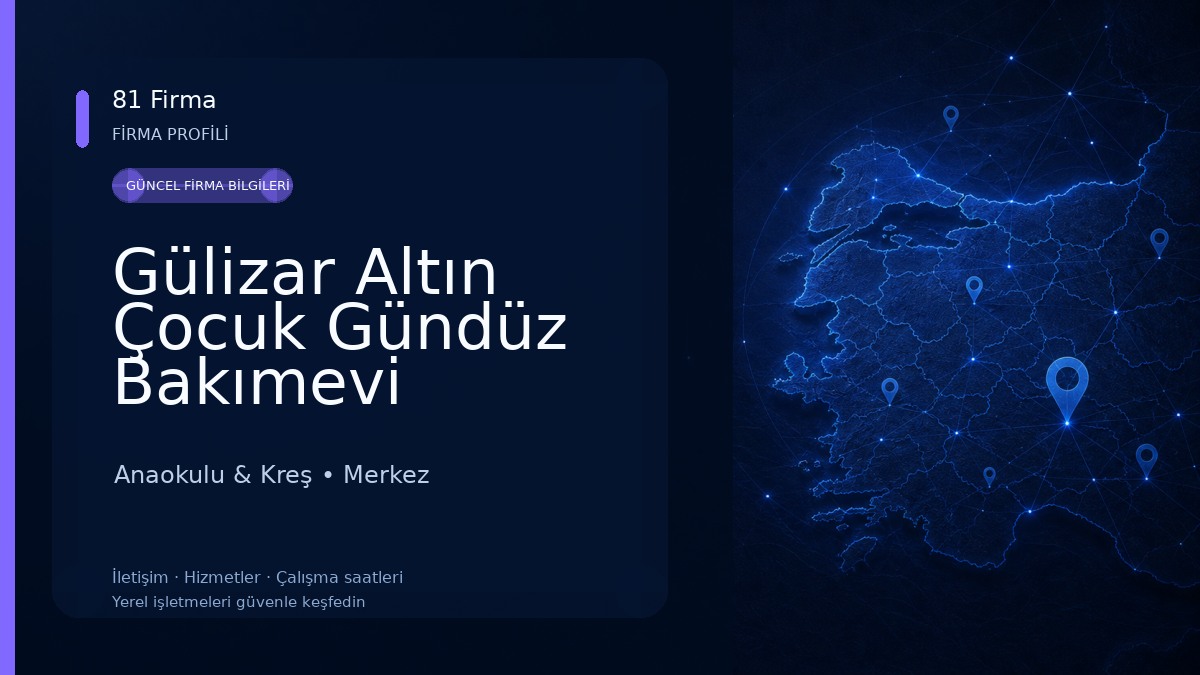 Gülizar Altın Çocuk Gündüz Bakımevi Anaokulu & Kreş