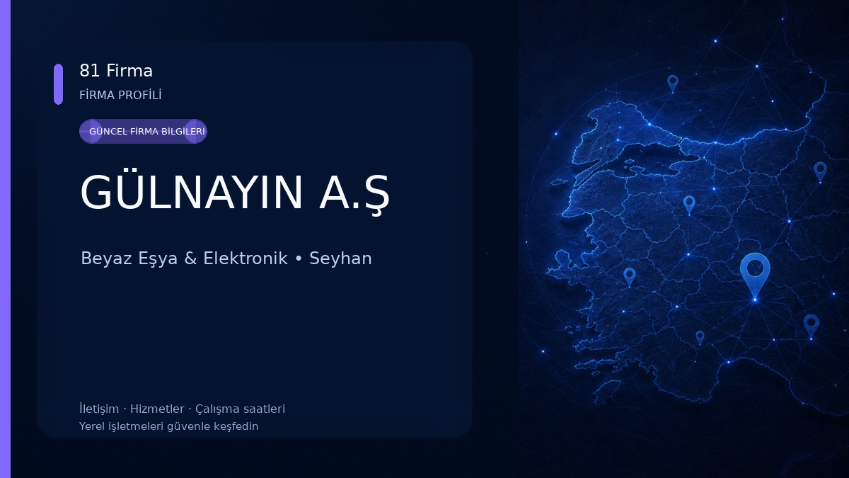 GÜLNAYIN A.Ş Beyaz Eşya & Elektronik