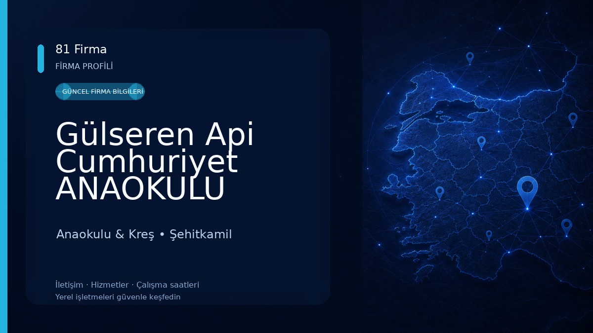 Gülseren Api Cumhuriyet ANAOKULU Anaokulu & Kreş