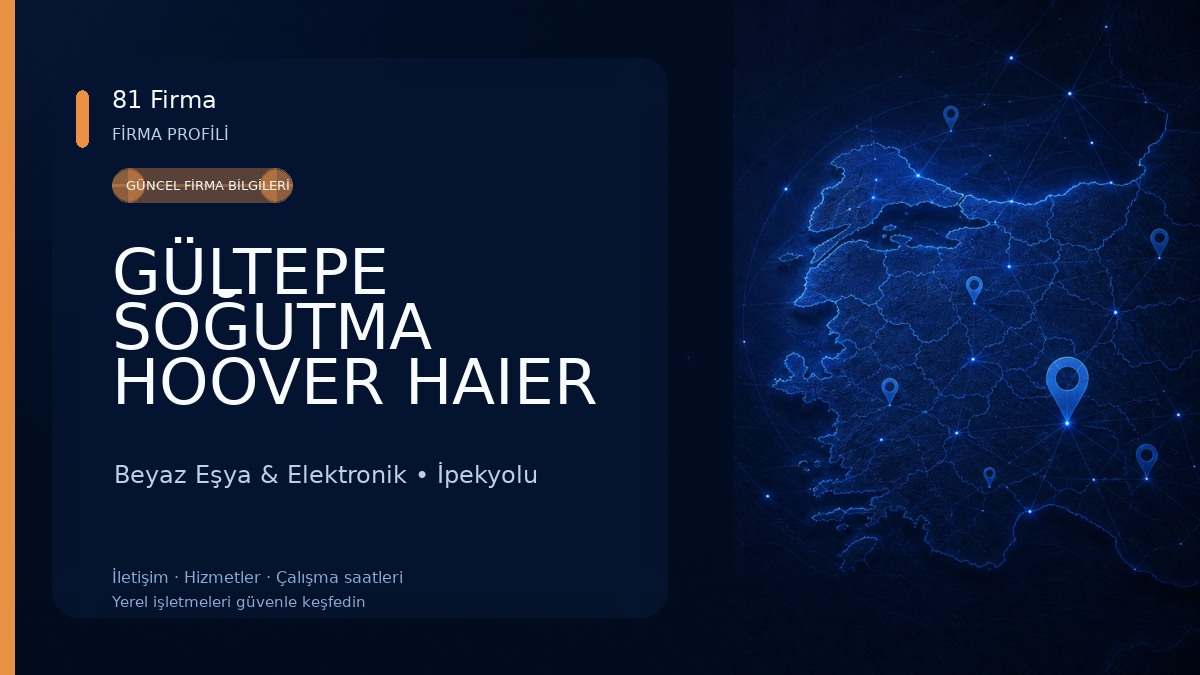 GÜLTEPE SOĞUTMA HOOVER HAIER CANDY ARISTON YETKİLİ SERVİSİ VAN