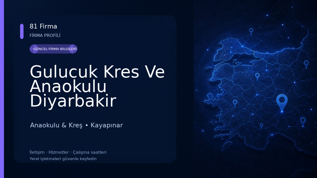 Gulucuk Kres Ve Anaokulu Diyarbakir Anaokulu & Kreş