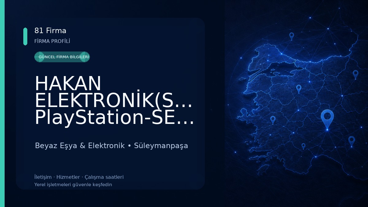 HAKAN ELEKTRONİK(SUNNY-AXEN-Hİ-LEVEL-AWOX-SONY PlayStation-SEGWAY-Ninebot-PİLSAN-DOLU-ALİŞ AKÜLÜ ARABA -SCOOTER SERVİS Beyaz Eşya & Elektronik