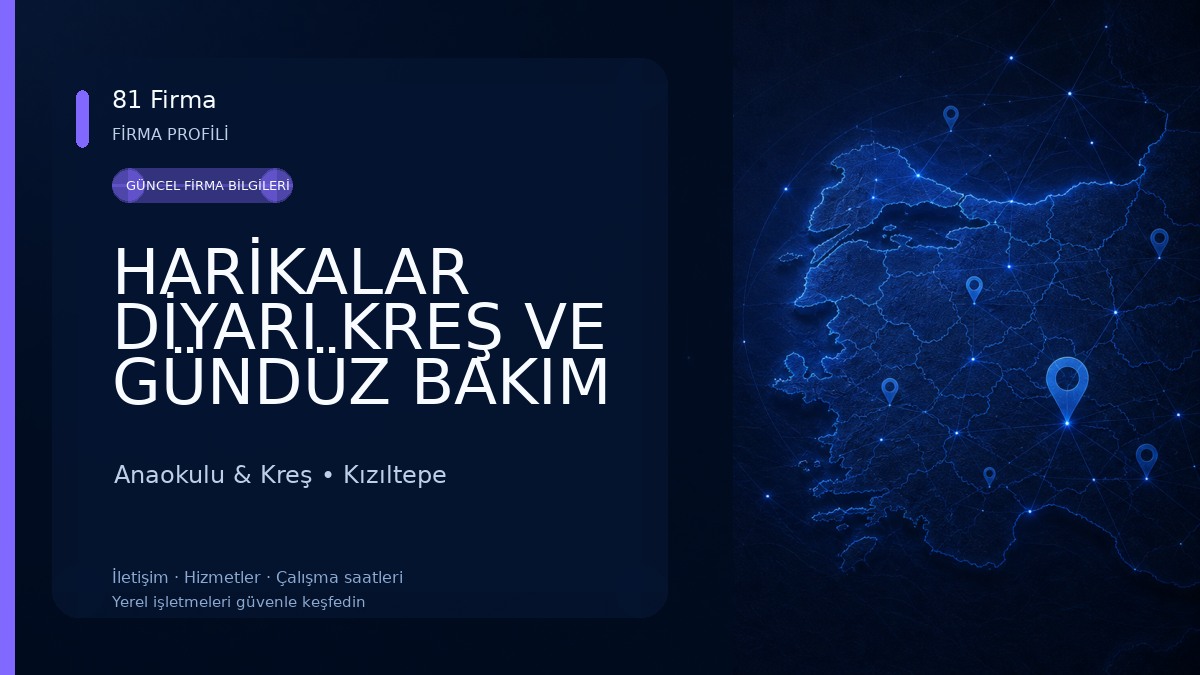 HARİKALAR DİYARI KREŞ VE GÜNDÜZ BAKIM EVİ Anaokulu & Kreş