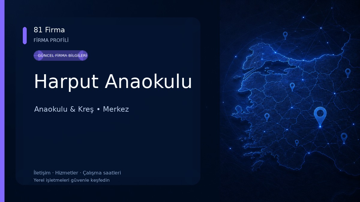 Harput Anaokulu Anaokulu & Kreş