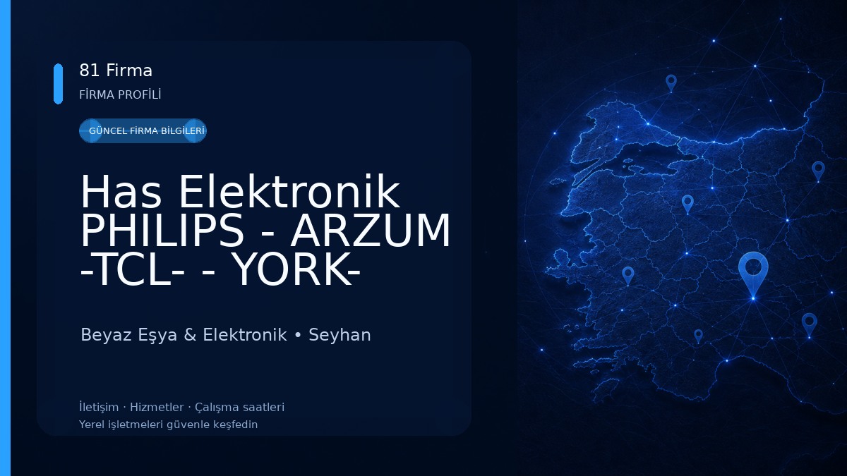 Has Elektronik PHILIPS - ARZUM -TCL- - YORK- HITACI-VİOMİ-FROUMANN-BOSE Yetkili Servisi