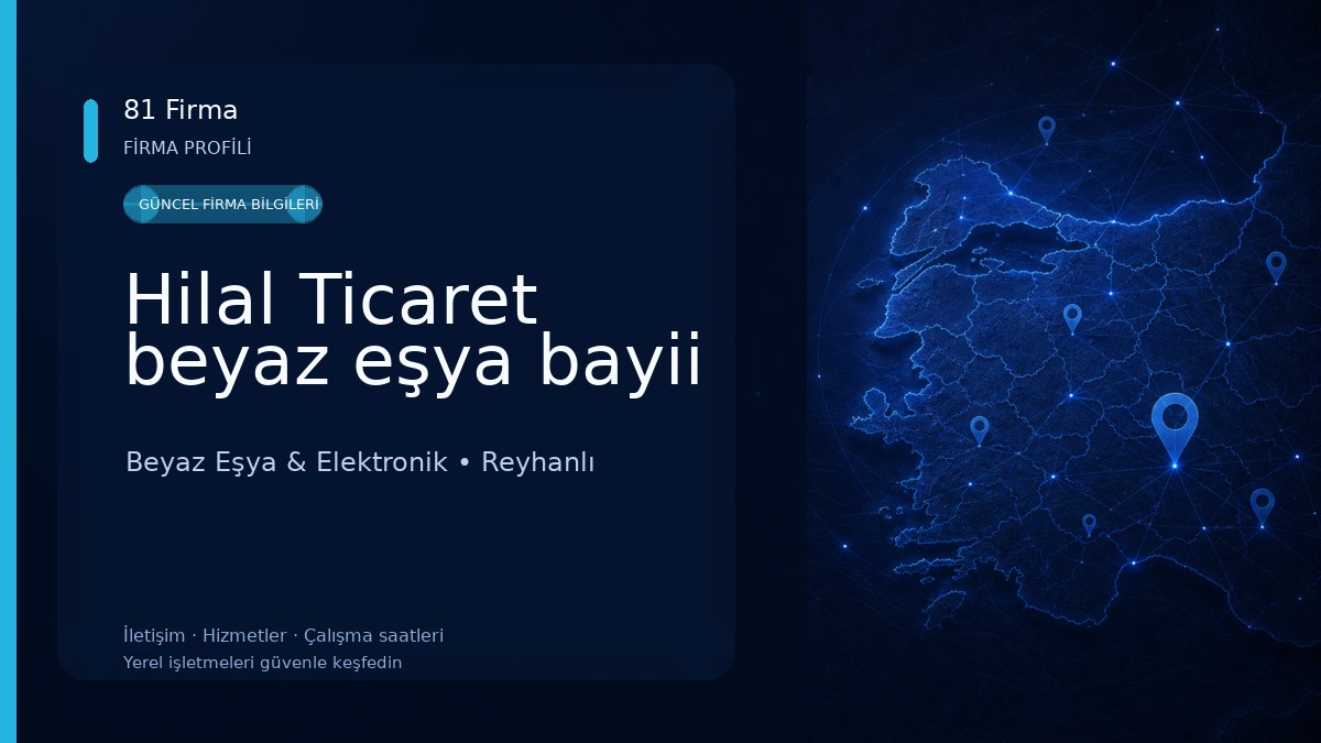 Hilal Ticaret beyaz eşya bayii Beyaz Eşya & Elektronik