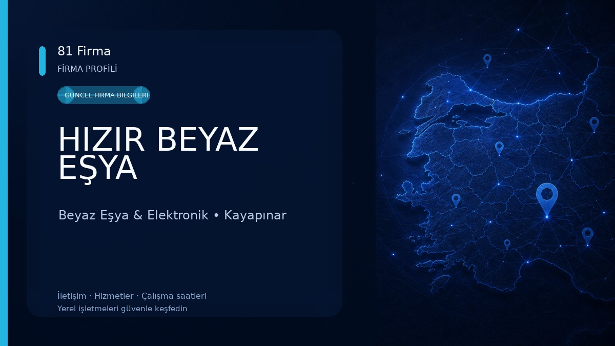 HIZIR BEYAZ EŞYA Beyaz Eşya & Elektronik