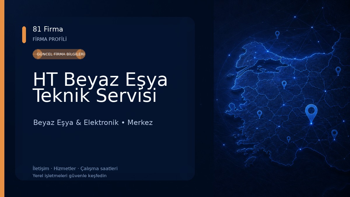 HT Beyaz Eşya Teknik Servisi Beyaz Eşya & Elektronik