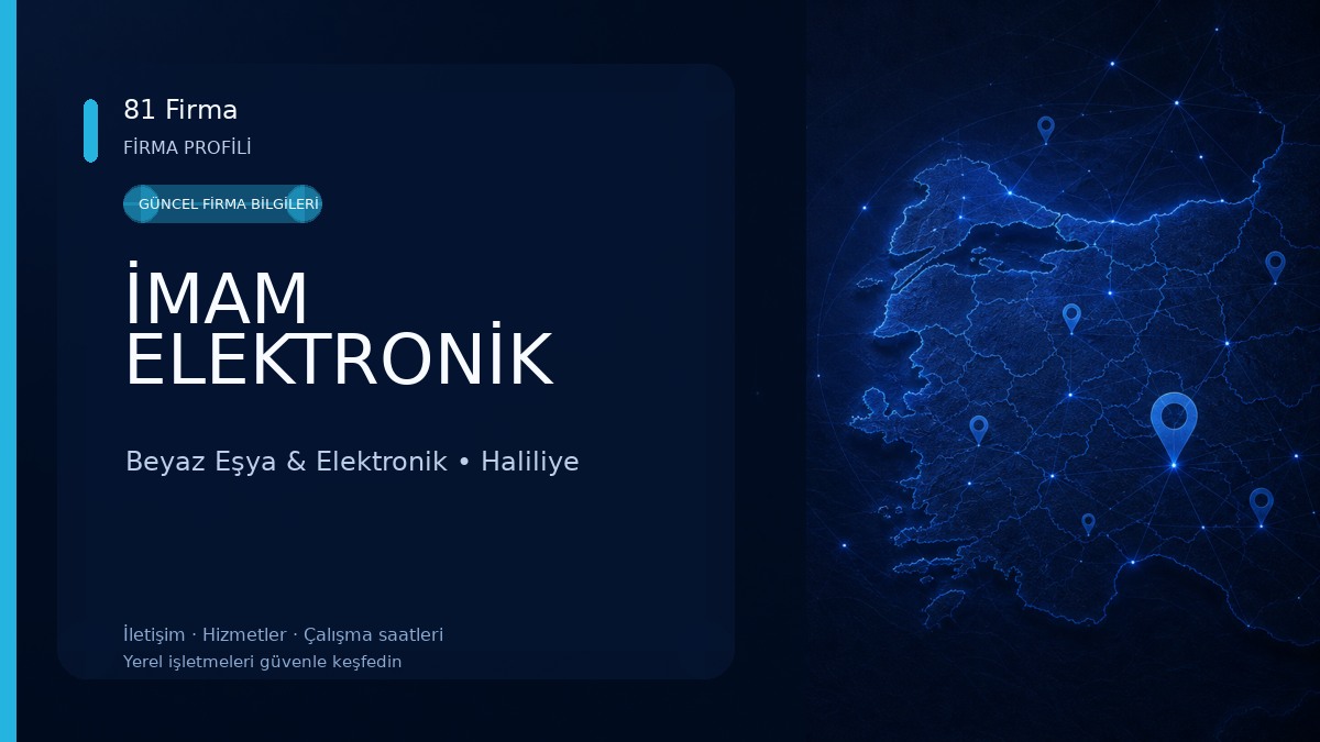 İMAM ELEKTRONİK Beyaz Eşya & Elektronik