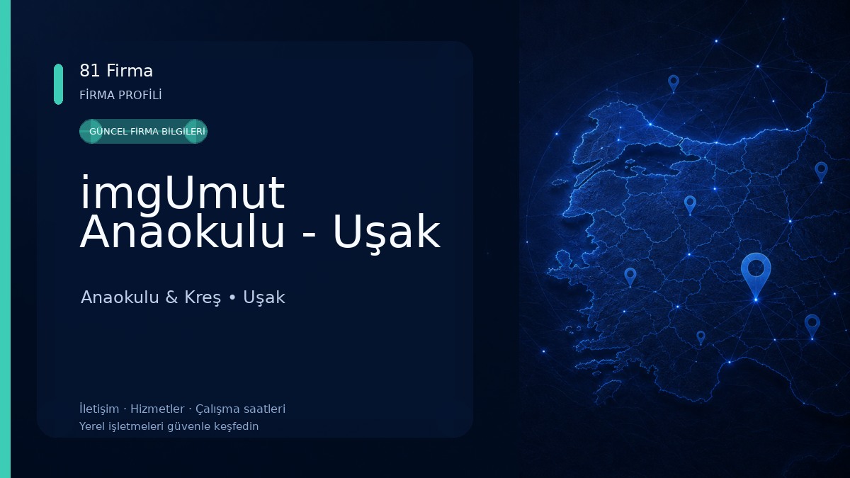 imgUmut Anaokulu - Uşak Anaokulu & Kreş