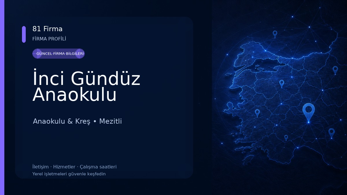 İnci Gündüz Anaokulu Anaokulu & Kreş