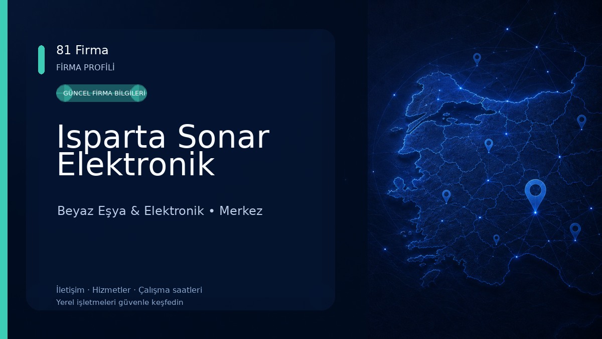 Isparta Sonar Elektronik