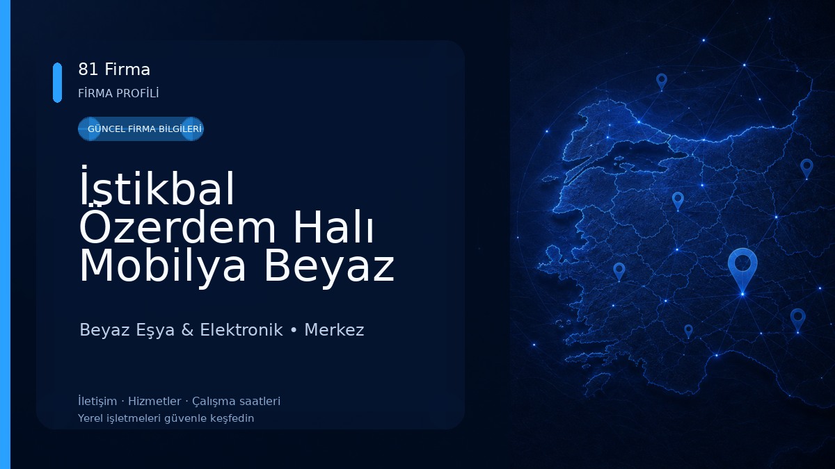 İstikbal Özerdem Halı Mobilya Beyaz Eşya Beyaz Eşya & Elektronik