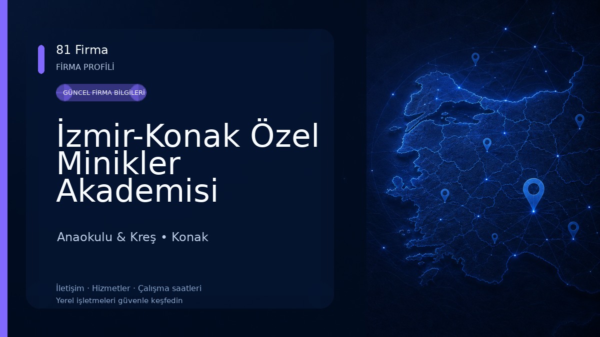 İzmir-Konak Özel Minikler Akademisi Anaokulu Anaokulu & Kreş
